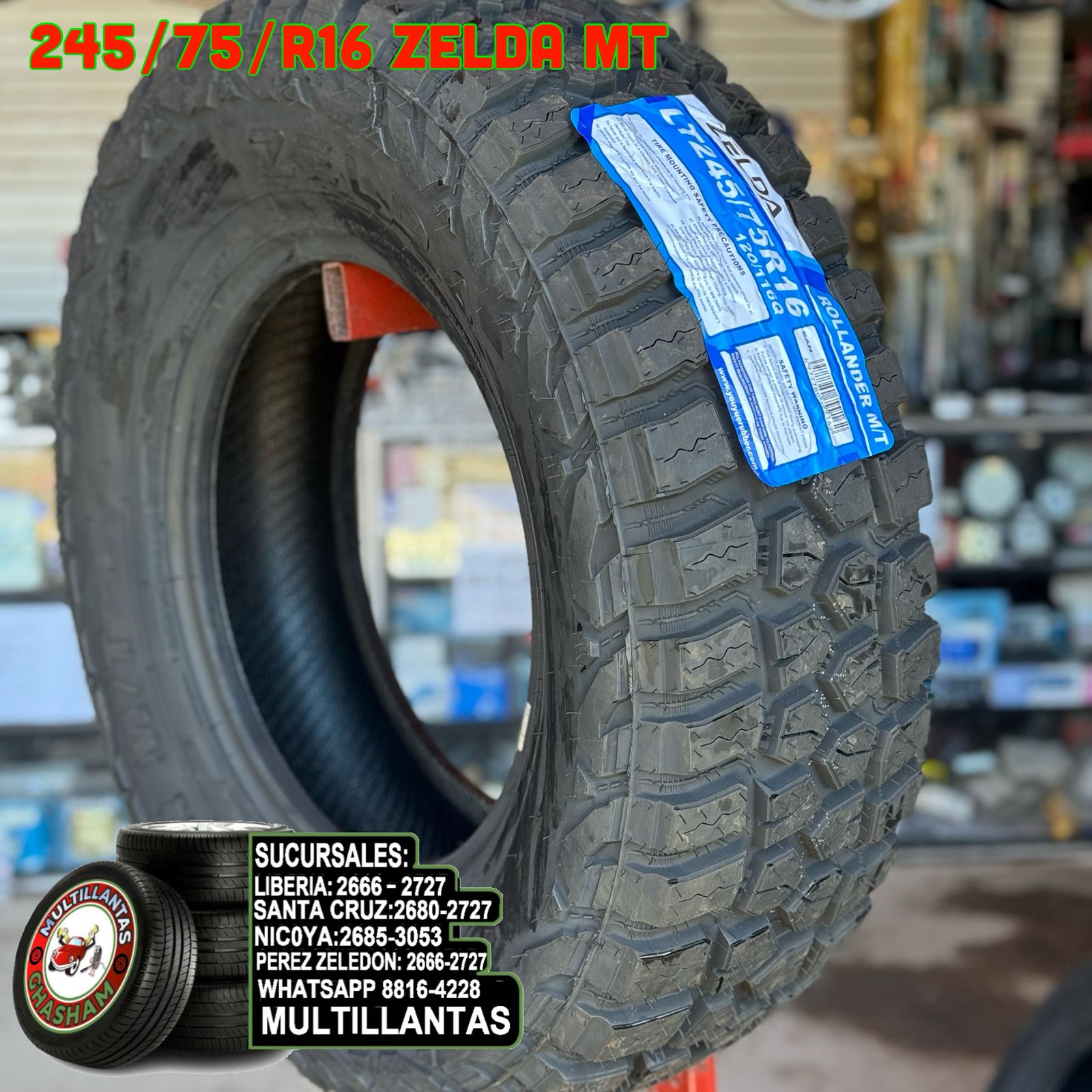 245/75/R16 ZELDA MT 10 PR